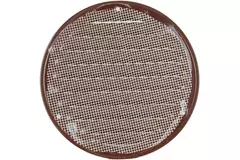 Kratka wentylacyjna metalowa okrągła 100 mm brązowa - MR100B – RAL8016