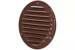 Kratka wentylacyjna metalowa okrągła Ø125 mm brązowa - MR125B