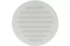 Kratka wentylacyjna metalowa okrągła 125mm biała - MR125 - RAL9016