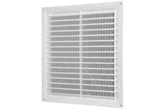 Kratka wentylacyjna kwadratowa z kratką 250x250 biała - VR2525