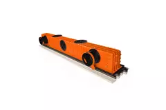 Bezramkowy nawiewnik szczelinowy Ergovent 1050 mm z przyłączem 75 mm - modułowa - 1 szczelina