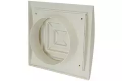 Nawiewnik sufitowy kwadratowy 150x150 średnica: 100 biały - ND10G