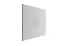 Perforowany nawiewnik sufitowy 600 x 600 służący do odprowadzania powietrza, z nieizolowaną skrzynką rozprężną z połączeniem bocznym 125 mm – kolor mieszany RAL 9010