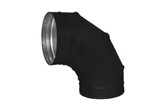 Kolanko Spiro 315 mm 90 stopni (ocynkowane) RAL9005