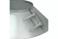 Kołnierz przeciwdeszczowy do kanału spiralnego Ø 180 mm