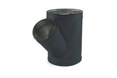 Trójnik Spiro 315 mm średnica 200 mm (45 stopni) (ocynkowany) RAL7016