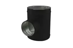Trójnik Spiro średnica 125 mm - 100 mm (90 stopni) (ocynk) RAL9005