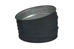 Kolanko Spiro 100 mm 15 stopni (ocynkowane) RAL7016