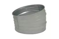 Kolanko Spiro 315 mm 15 stopni (ocynkowane) RAL7035