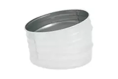 Kolanko Spiro 180 mm 15 stopni (ocynkowane) RAL9010