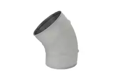 Kolanko Spiro 250 mm 45 stopni (ocynkowane) RAL7035