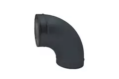 Kolanko Spiro 180 mm 90 stopni (ocynkowane) RAL7016