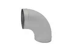 Kolanko Spiro 160 mm 90 stopni (ocynkowane) RAL7035