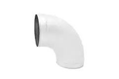 Kolanko Spiro 180 mm 90 stopni (ocynkowane) RAL9010