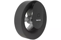 Wentylator łazienkowy Svara z timerem, czujnikiem wilgotności i światła, 100–125 mm (sterowany przez aplikację) CZARNY