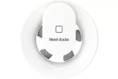 Vent Axia łazienkowy wentylator wyciągowy Svara z czujnikiem wilgoci i światła Ø 100 - 125 mm (sterowany za pomocą aplikacji)