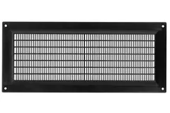 Kratka wentylacyjna plastikowa prostokątna 130x300 czarna - VR1330M