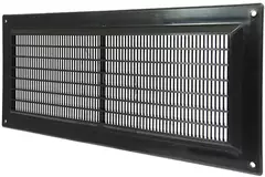 Kratka wentylacyjna plastikowa prostokątna 130x300 czarna - VR1330M