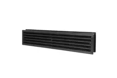 Kratka drzwiowa 450x92 mm czarna - VR459M