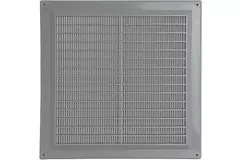 Kratka wentylacyjna kwadratowa z kratą 250x250 szara