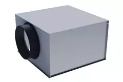 Perforowane nawiewniki sufitowy 600 x 600 z regulowanym przepływem powietrza, izolowaną skrzynką rozprężną z połączeniem bocznym 125 mm – kolor mieszany RAL 9010