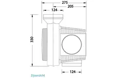 Orcon Compact 10P 320 m³/h - wtyczka perilex