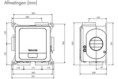 Vent-Axia Multihome AEC advance 368 m³/h Bluetooth + czujnik CO2 + czujnik wilgotności - wtyczka euro
