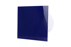 Air Roxy wyciągowy wentylator łazienkowy ze średnicą przyłącza 100 mm z timerem - panel przedni z niebieskiego plastiku