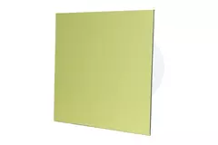 Air Roxy wyciągowy wentylator łazienkowy ze średnicą przyłącza 125 mm z przełącznikiem sznurkowym i wtyczką - panel przedni ze złotego aluminium