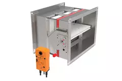 Siłownik prostokątny 24V do klap przeciwpożarowych - E-FD25 100x200 M24 S