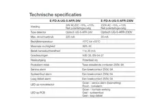 Czujnik dymu 24 V do prostokątnej klapy przeciwpożarowej - E-FD A SSA 250x300 24