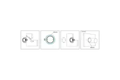 Klapa przeciwpożarowa okrągła kompaktowa 160 mm serwomotor 230V - E-FDC DD M230 D160