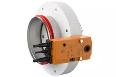 Klapa przeciwpożarowa okrągła kompaktowa 100 mm serwomotor 230V - E-FDC DD M230 D100