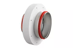 Klapa przeciwpożarowa okrągła kompaktowa 160 mm serwomotor 230V - E-FDC DD M230 D160