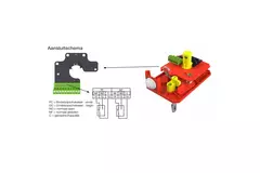 Klapa przeciwpożarowa okrągła 630 mm z przyłączem końcowym - E-FDC40 D630RS
