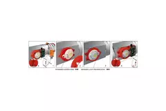 Czujnik dymu 24V do okrągłej klapy przeciwpożarowej 710 mm - E-FDC A SSA D710 24