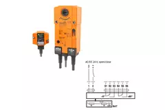 Serwomotor klapy przeciwpożarowej 230V, 4 Nm, otwórz/zamknij - E-BFL230 T