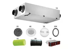 Koncepcja renowacji Brink Renovent Sky 150 + Air Excellent 75/63 mm