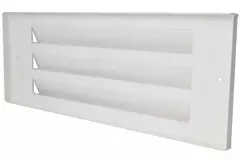 Zewnętrzna kratka ścienna natynkowa 300mm x 100mm BIAŁA