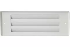 Zewnętrzna kratka ścienna natynkowa 300mm x 100mm BIAŁA