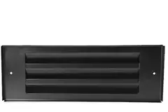 Zewnętrzna kratka ścienna do montażu natynkowego 300 mm x 100 mm CZARNA