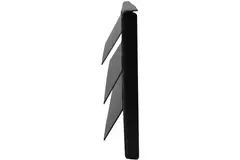 Zewnętrzna kratka ścienna do montażu natynkowego 300 mm x 100 mm CZARNA