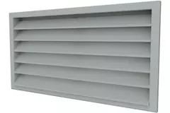 Zewnętrzna krata ścienna ze stali galwanizowanej 600x500