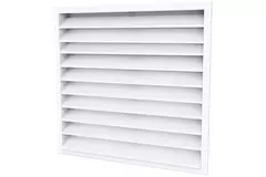 Kraty ścienne ze stali ocynkowanej 300x300 - RAL 9003