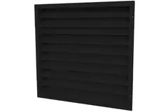 Kraty ścienne ze stali ocynkowanej 300x300 - RAL 9005