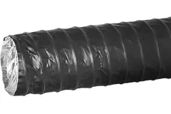 Wąż wentylacyjny Combidec aluminiowy z poliestrową warstwą zewnętrzną czarny Ø 125 mm (10 metrów)