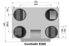 Zehnder Stork ComfoAir E300 L + moduł RF