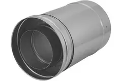 Współśrodkowa średnica 80 - 125 mm schuifstuk I316L/I304 (D0,5/0,5) (incl. Guma uszczelniająca wewnętrznykanał)
