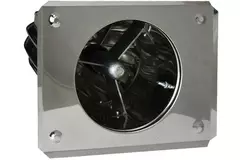 Napędzany wiatrem wentylator dachowy Cowl Oblong 150 mm ze stali nierdzewnej wraz z płytą dachową - 325 m3/h