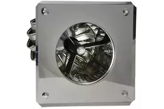 Napędzany wiatrem wentylator dachowy Cowl 250 mm ze stali nierdzewnej wraz z płytą dachową - 180 m3/h